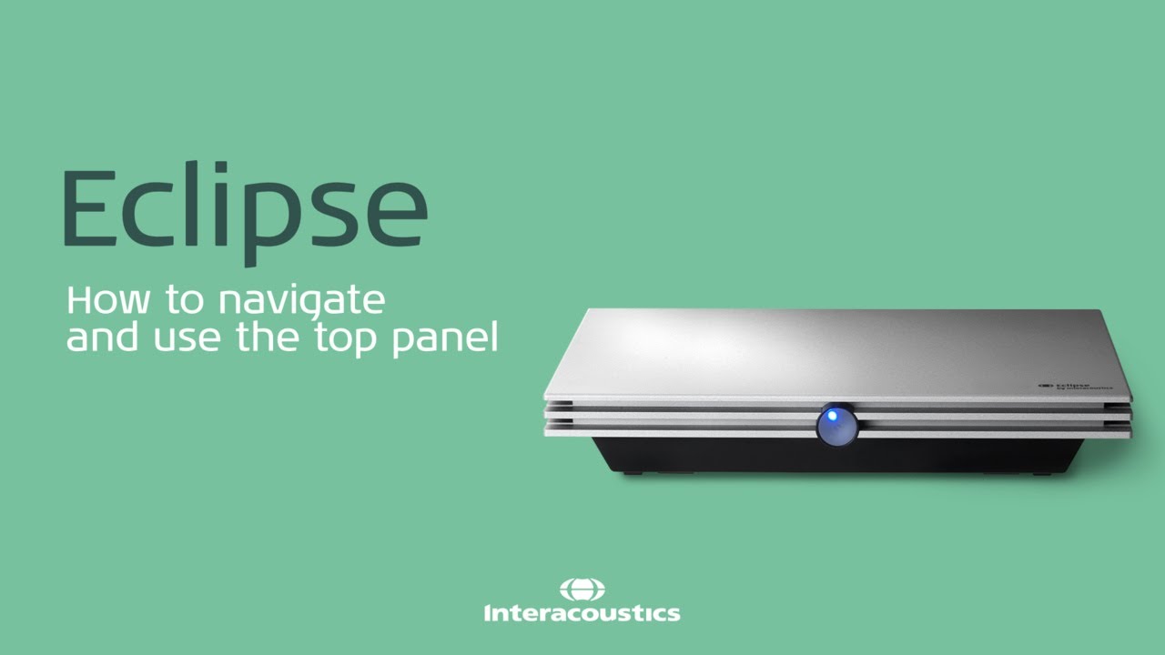 How to use the top panel