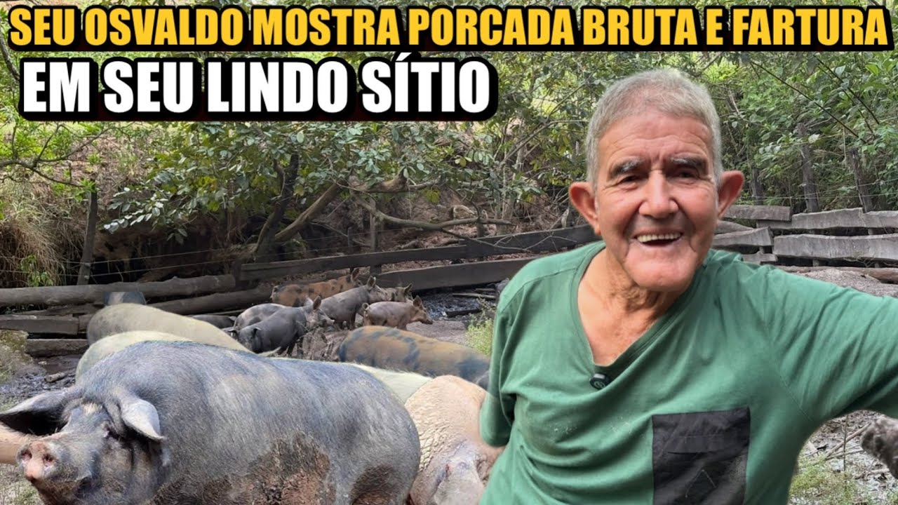 ELE PRODUZ TUDO QUE PRECISA EM SEU PEQUENO SÍTIO