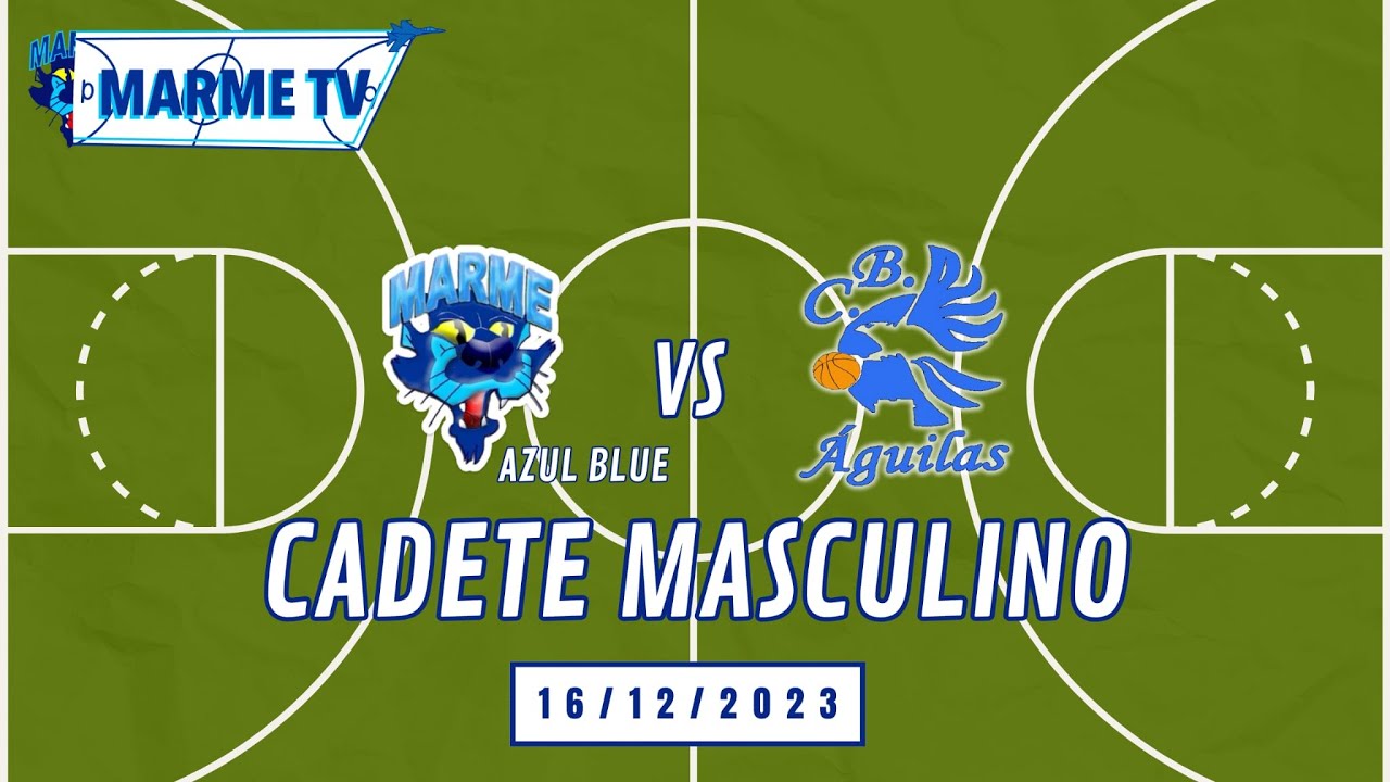 Cadete Masc. Marme Azul Blue - CB Águilas