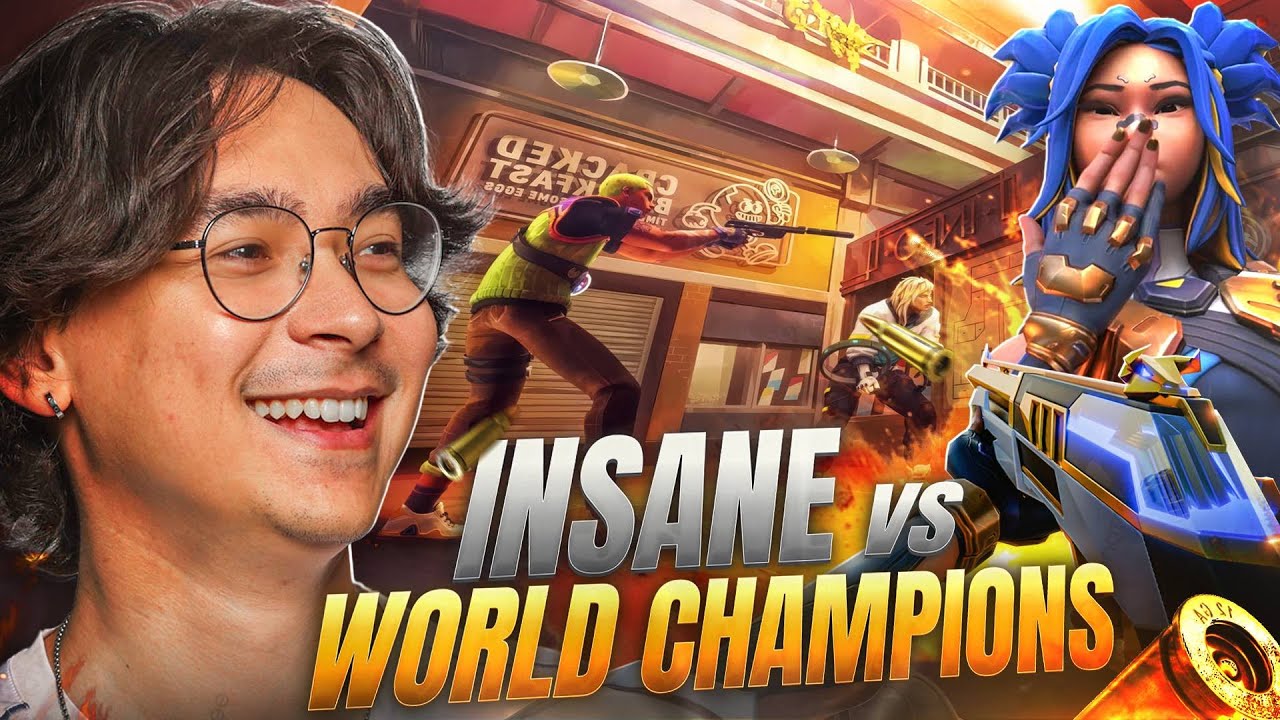 TENZ GOES INSANE ON NEON STRETCHED VS WORLD CHAMPS !!!