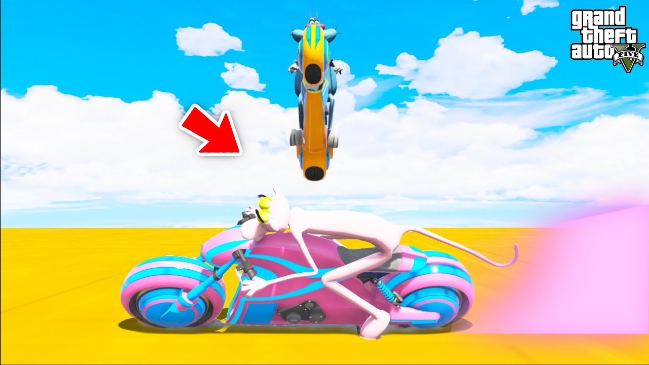[PART-2] OGGY And JACK CHALLENGE Pink Panther In DEADLINE Racing Challenge😱! GTA5
