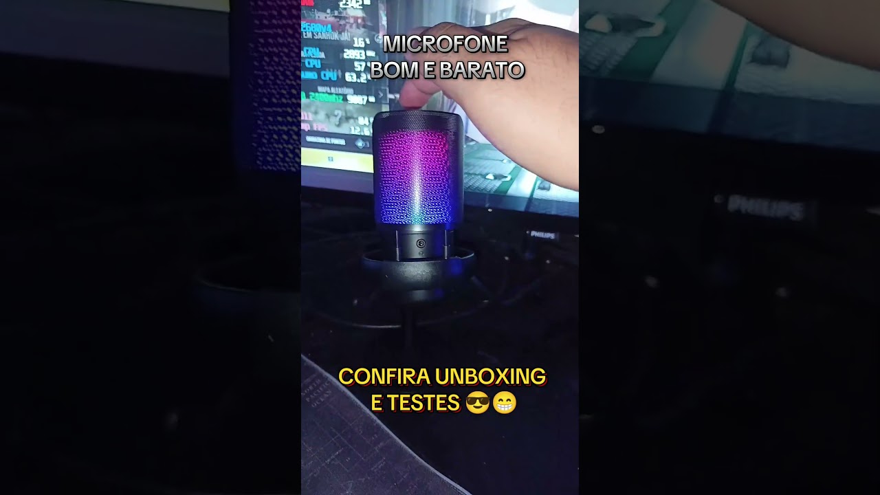 MICROFONE BOM E BARATO ME6S, microfone barato do AliExpress #me6s #livestream #microfone #aliexpress