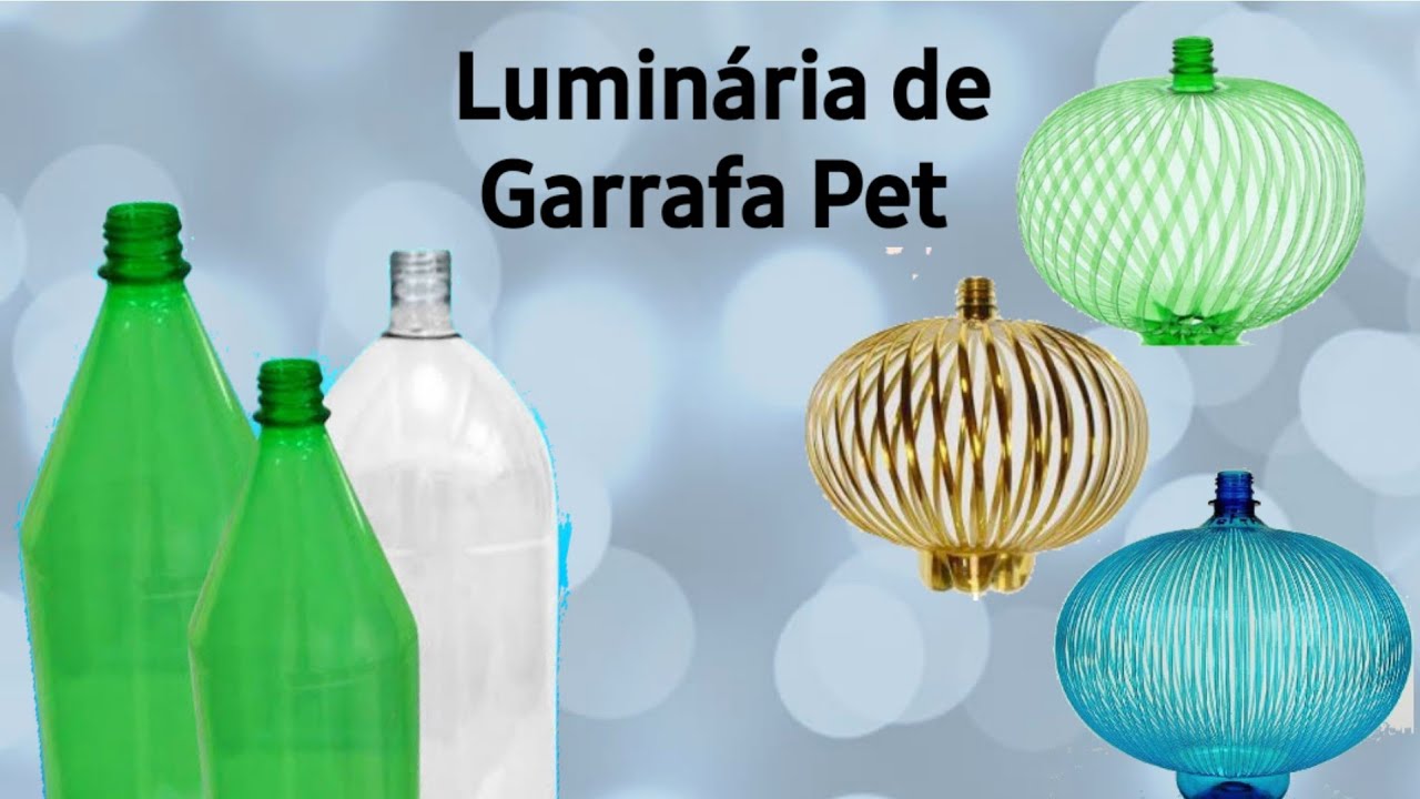 Luminária ou Pendente de Garrafa Pet