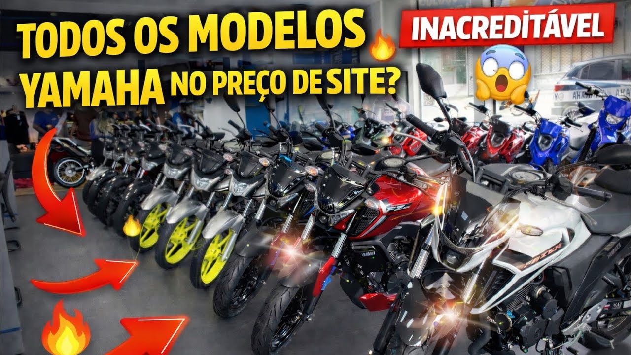 MODELOS YAMAHA NO PREÇO DE SITE | CONFIRA AS OFERTAS NESSE VÍDEO🔥
