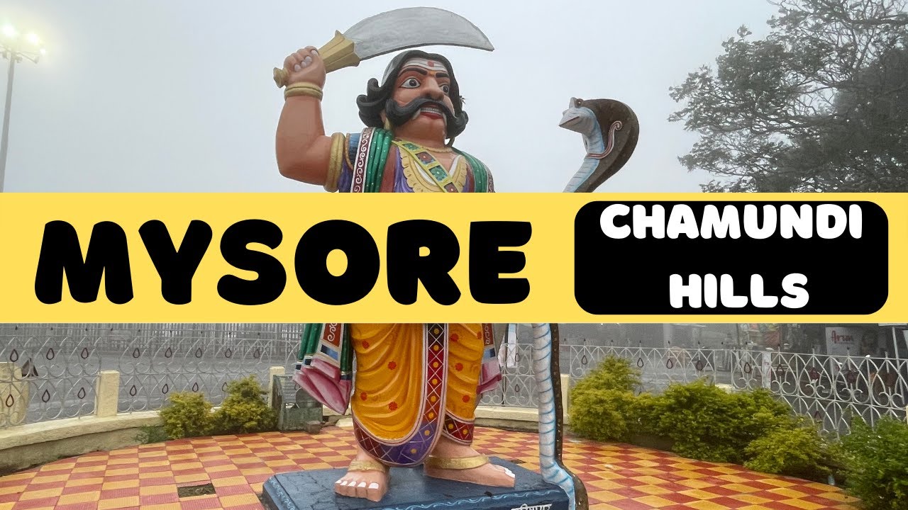 Mysore I Chamundi Hills I Fog on Top of Chamundi Hills I Beautiful Scenic View of Mysore #Mysore