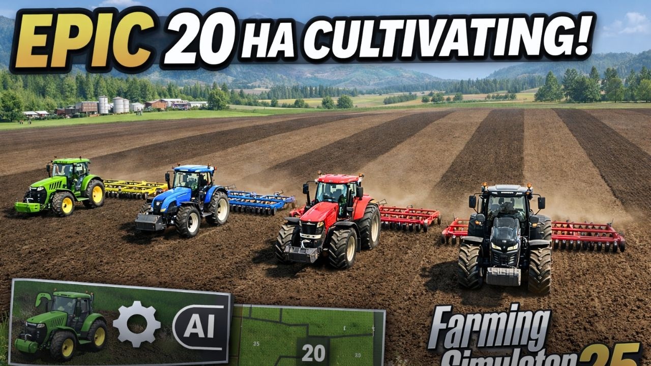 Cultivating Biggest Land IN FS25 💵| FS25 LIVE  #farmingsimulator22 #fs22gameplay