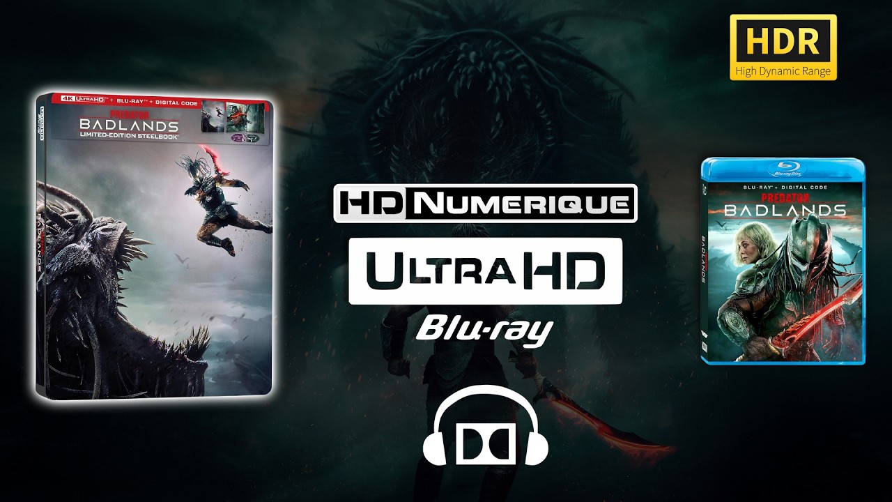 [HDR Required] Predator: Badlands (2025) : 4K Ultra HD vs Blu-ray Comparison [ATMOS Preview🎧]