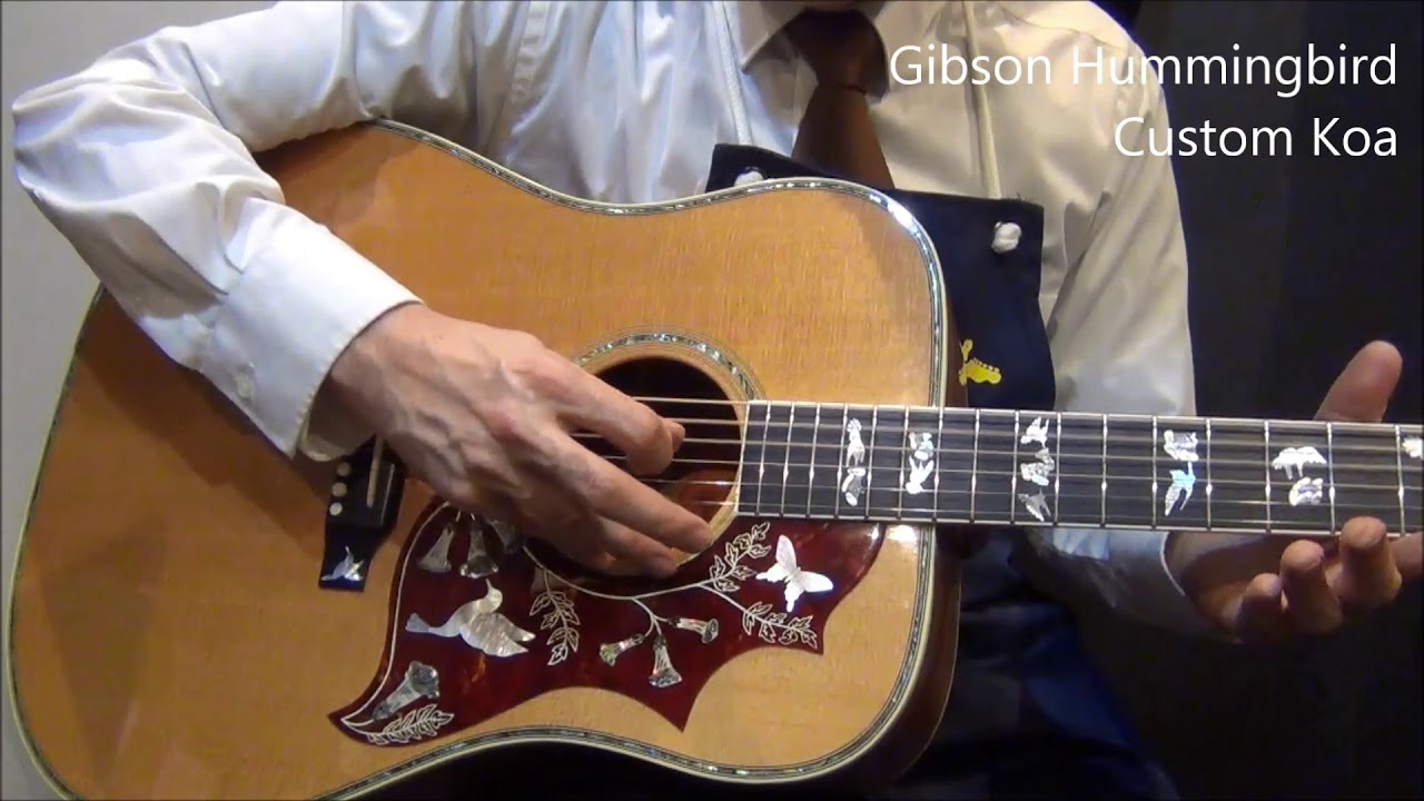 【オットリーヤちゃんねる】Gibson Hummingbird Custom Koa （2009年製）