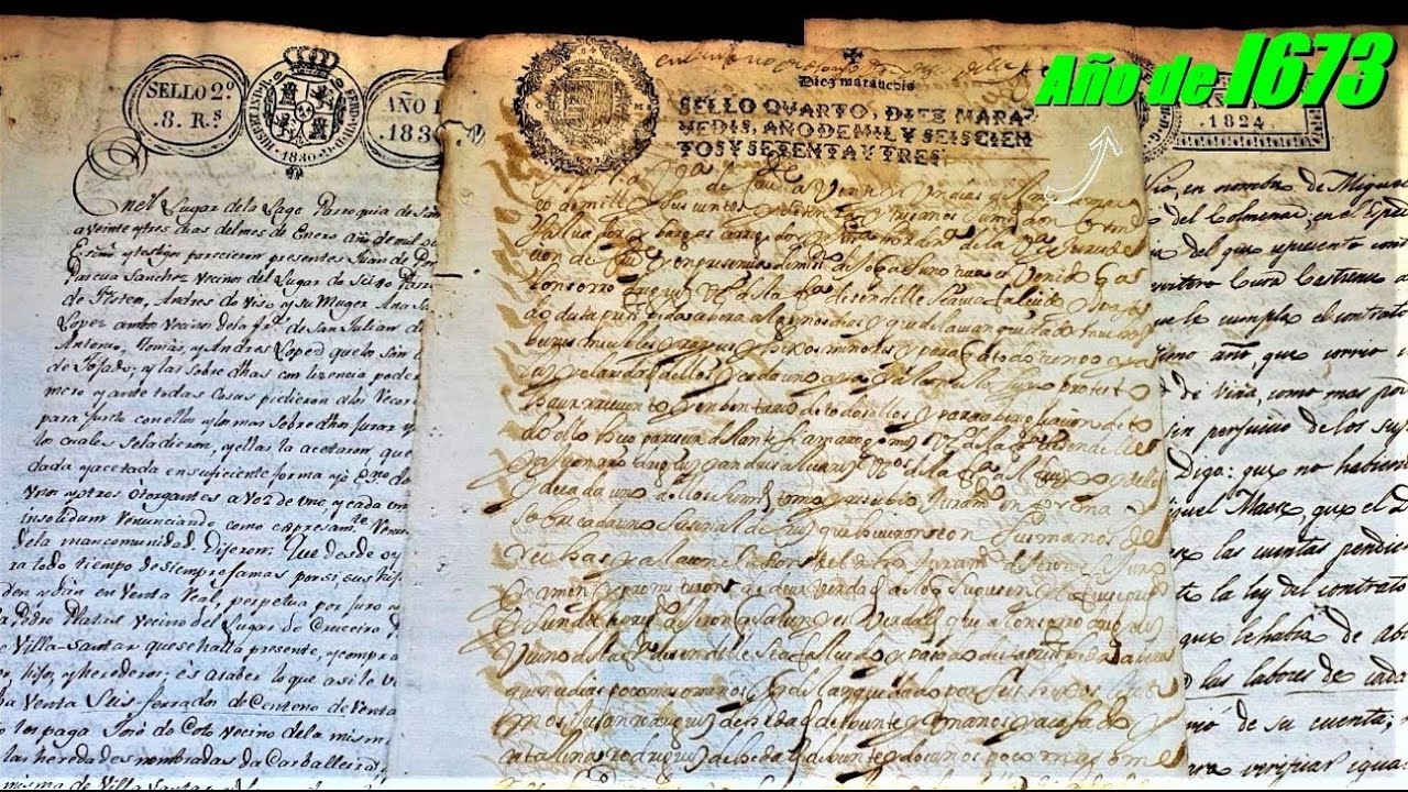 📜 Documentos S&Uacute;PER ANTIGUOS! 🧐 | 1673 - 1824 - 1830 | Seg&uacute;n esto, tengo tierras 🤠 #Diciembre21 #2022
