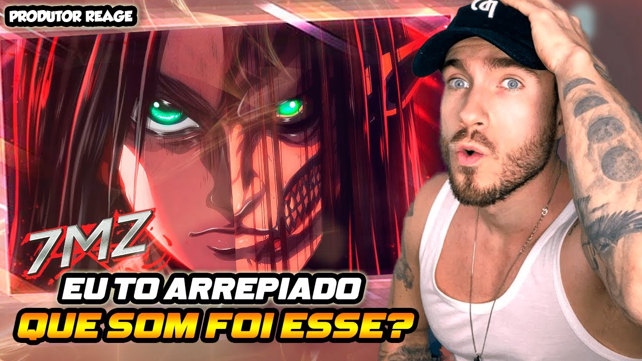 Eren (Attack on Titan) - AO SOM DO ESTRONDO | 7 Minutoz (REACT, ANÁLISE)