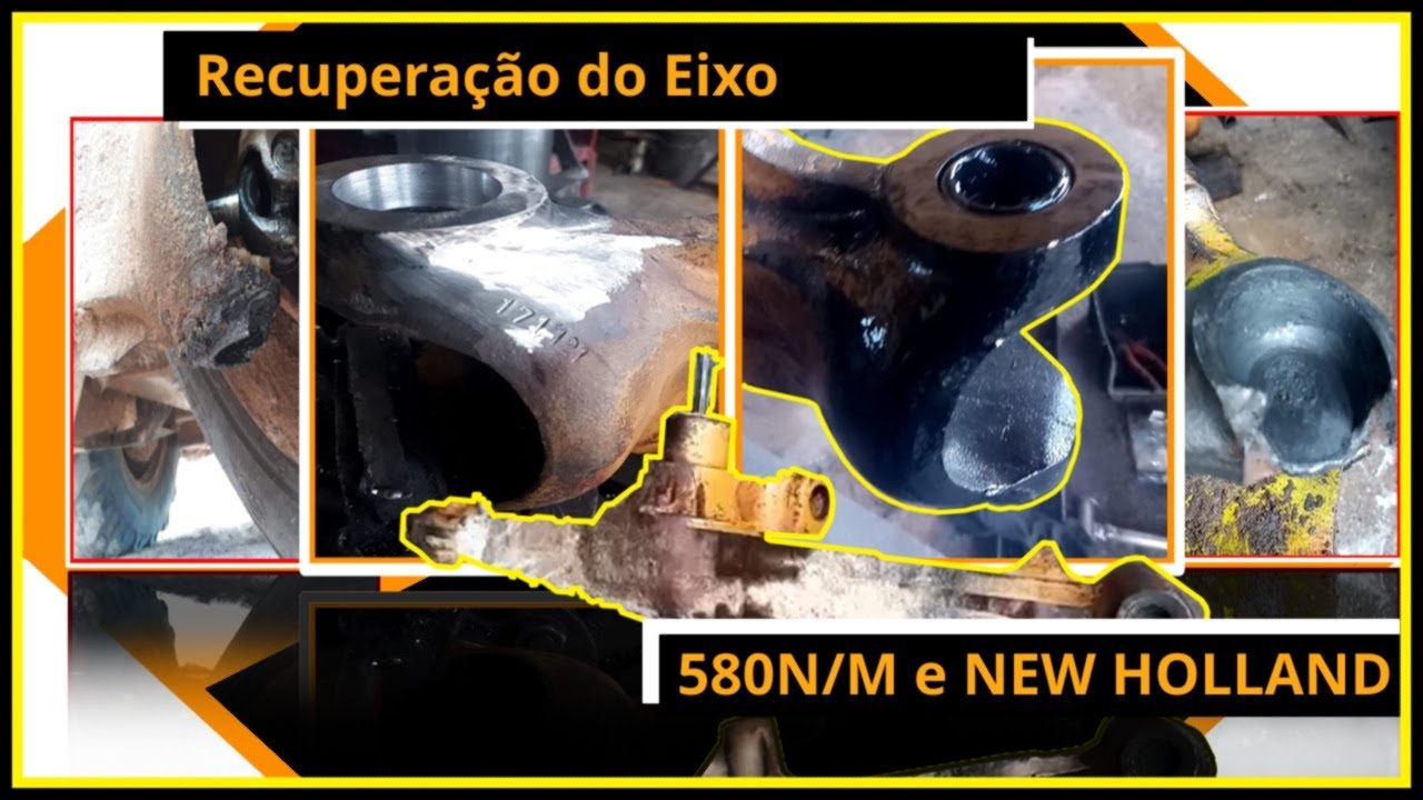 RECUPERANDO EIXO 580N/M e NEW HOLLAND