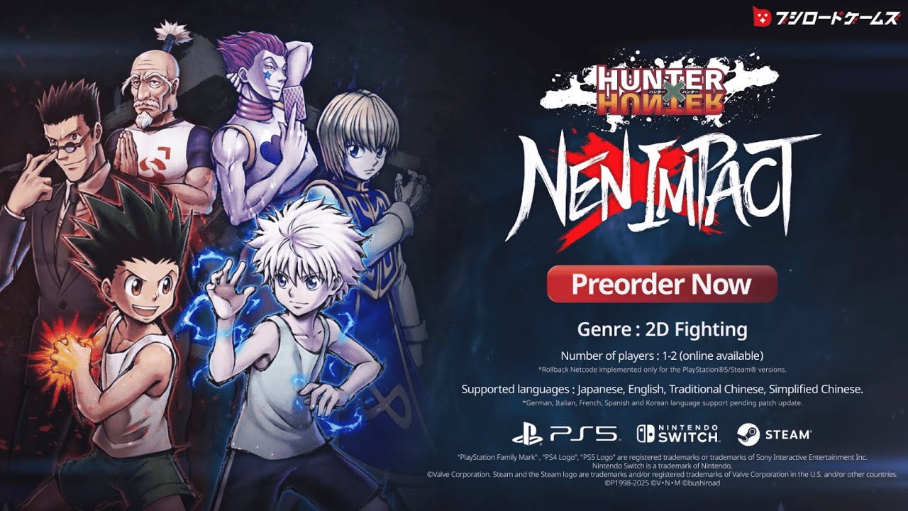 HUNTERxHUNTER NENxIMPACT - Pre-Order Trailer