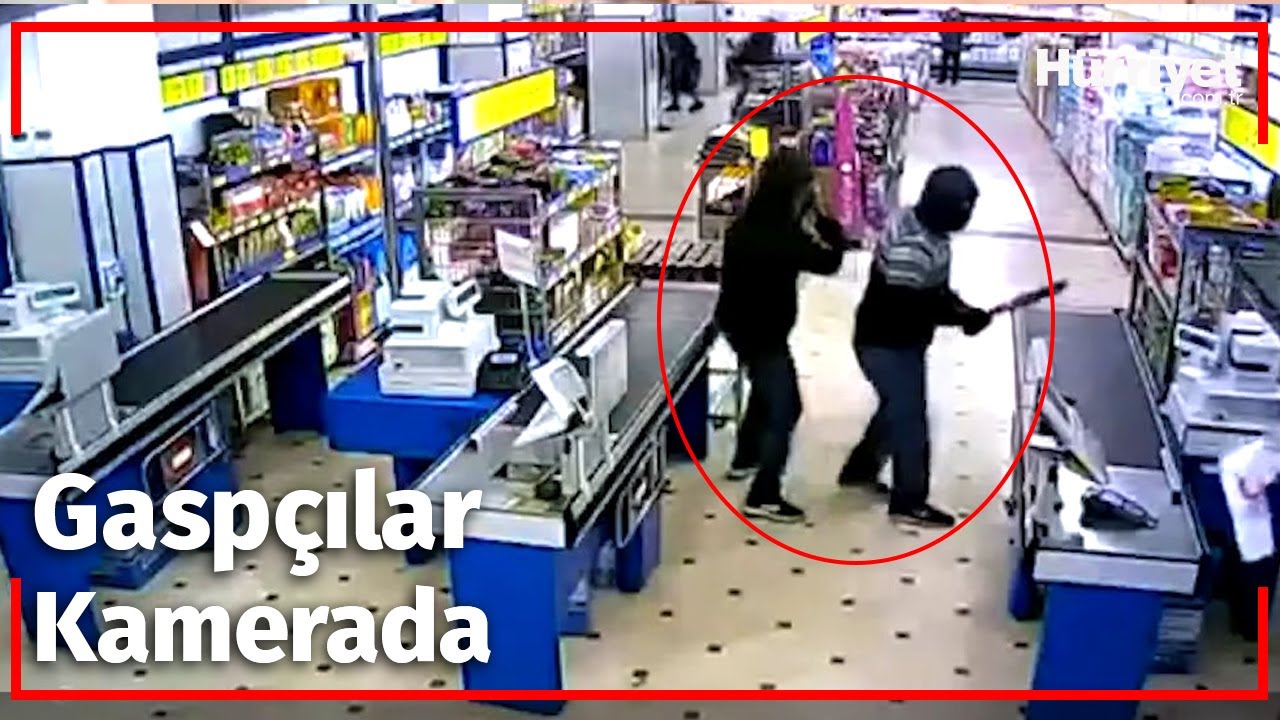 Esenler'de Silahlı ve Palalı 2 Gaspçı Market Soygunu Yaptı