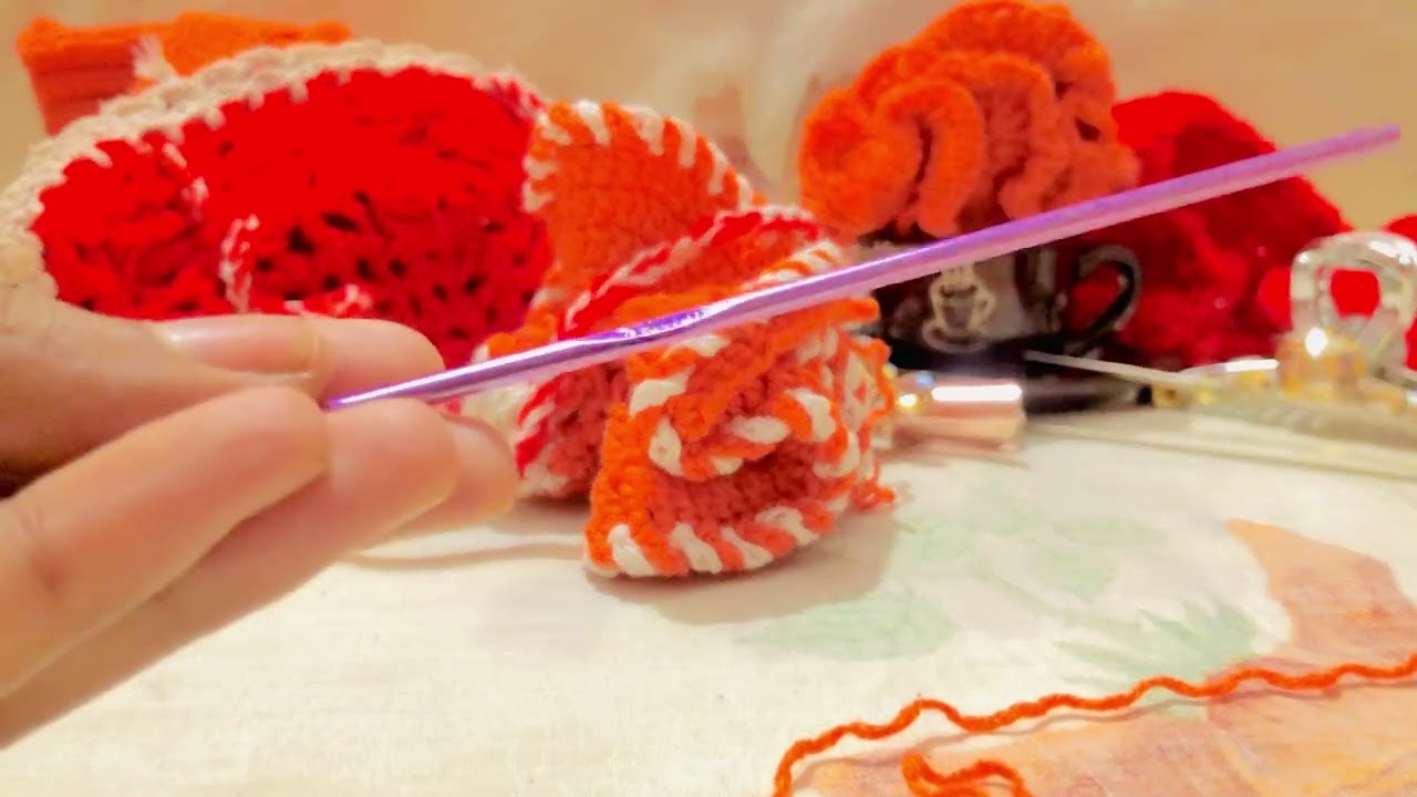 How to create crochet slip knot.❤️ কুশি নট তৈরি করা  @Prettylittlemaking 