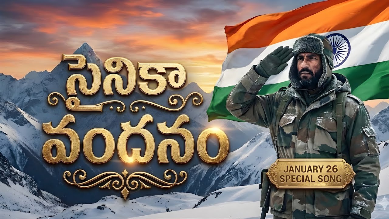 🇮🇳 సైనికా వందనం - గుండె బరువెక్కే పాట | Most Emotional Army Song | Jan 26 Special 2026 #SainikaVanda