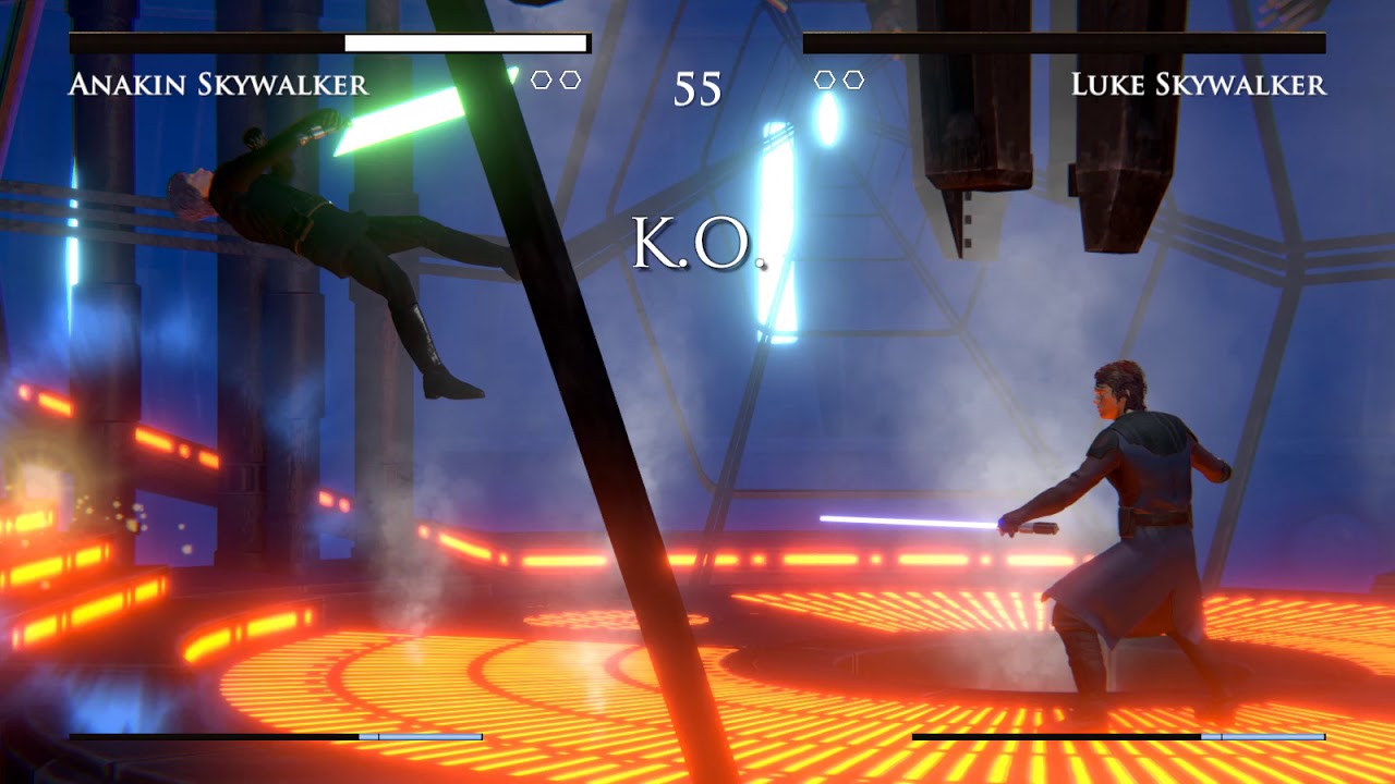 Anakin Skywalker vs Luke Skywalker [FORCE COMBAT]
