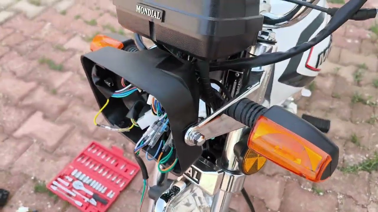 Mondial UAG 50 CC far açma  kapama kumanda kolu bağlantısı