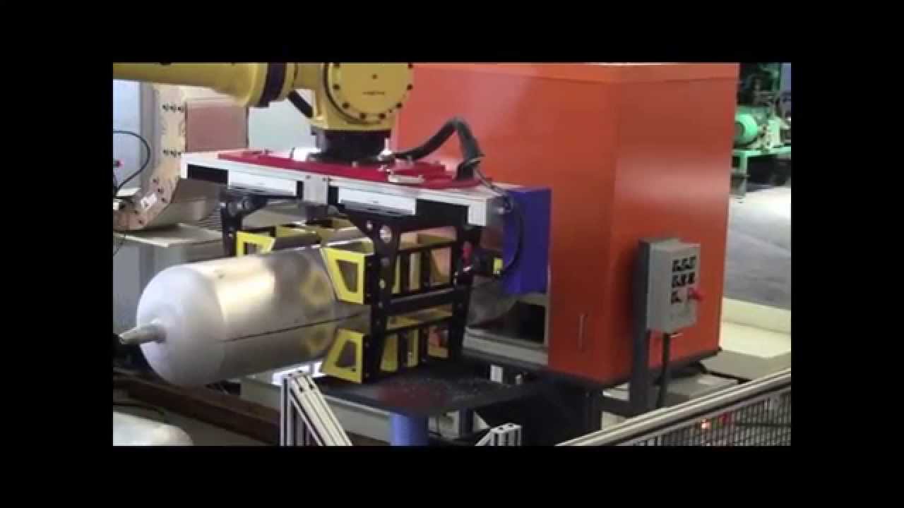 Spinning Machine featuring Robotic Workcell
