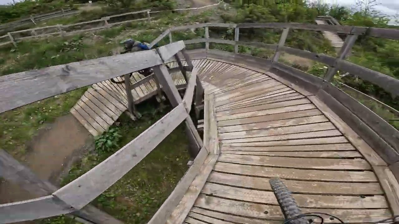 MTB Winterberg Bike-Park Red route Northshore/Freeride combination run #3 2025-05-28