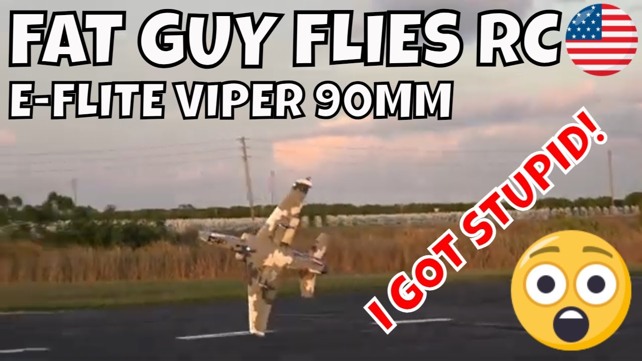 E-FLITE VIPER 90MM I ALMOST LOST HER! ONE TOUGH PLANE! by FGFRC