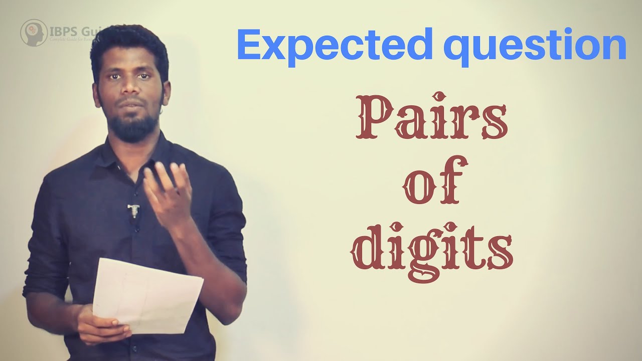 LIC AAO prelims 2019 | Tricks to solve pairs of digits | Mr.Jackson