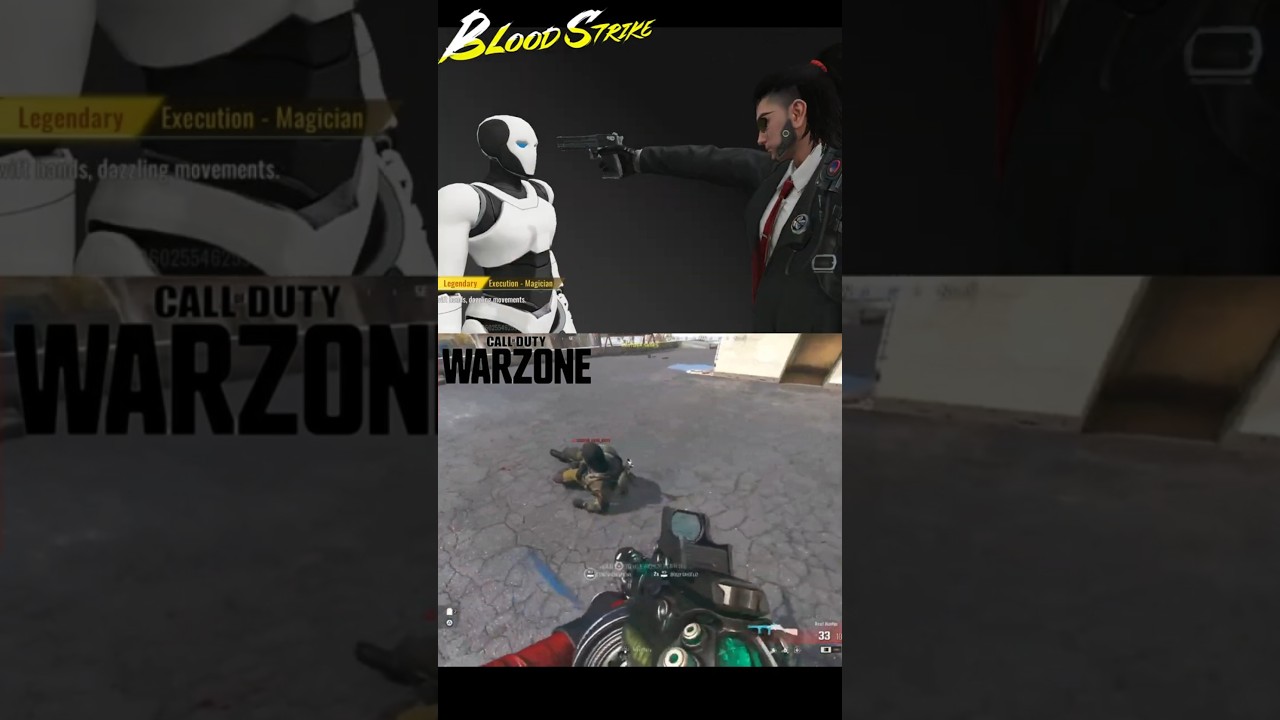 Blood Strike vs Warzone Executions &ndash; Which Is More Brutal? #bloodstrike #warzone