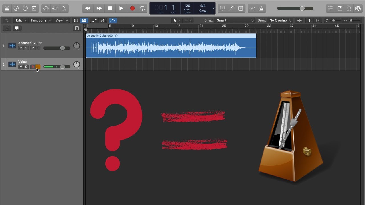 Create a click track for ANY AUDIO in Logic Pro X
