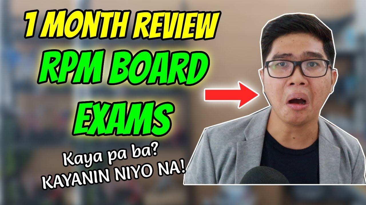 1 MONTH NA LANG, RPm Board Exams na! Paano nga ba itatawid 'to?