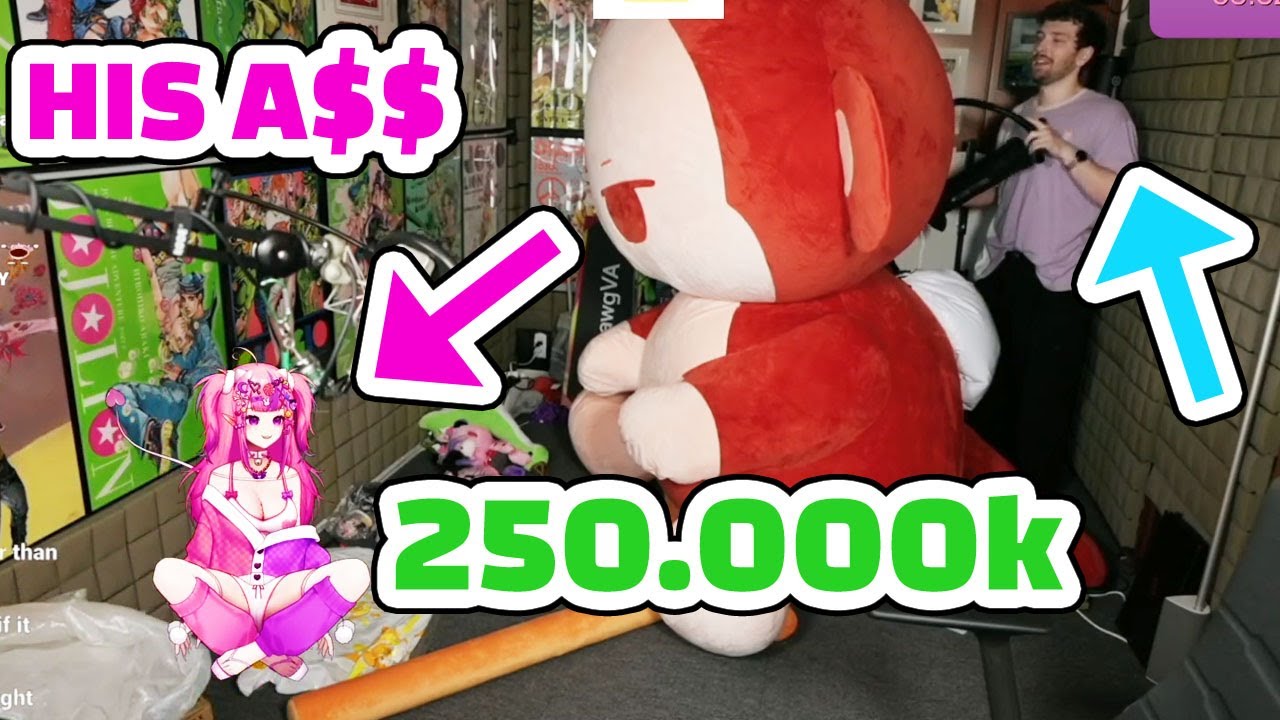 Ironmouse Hits 250k while CDawgVA Blowing the Monke