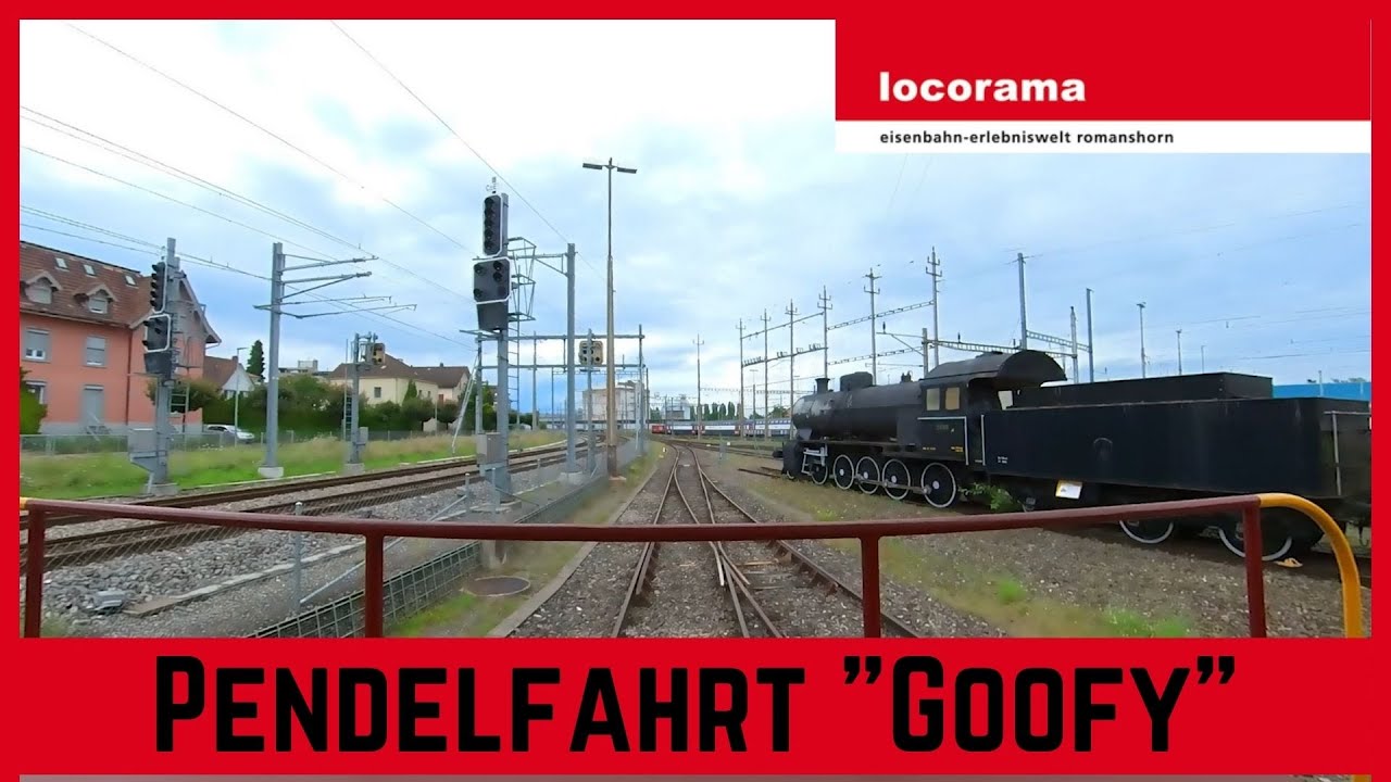 LOCORAMA Romanshorn -  Pendelfahrt mit Goofy - 360° ¦ 5K