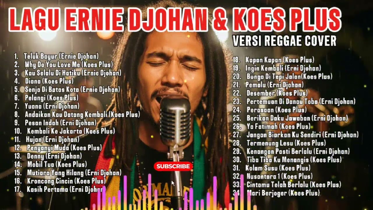 KUMPULAN LAGU ERNIE DJOHAN DAN KOES PLUS VERSI REGGAE COVER BY TROPICAL MUSIC