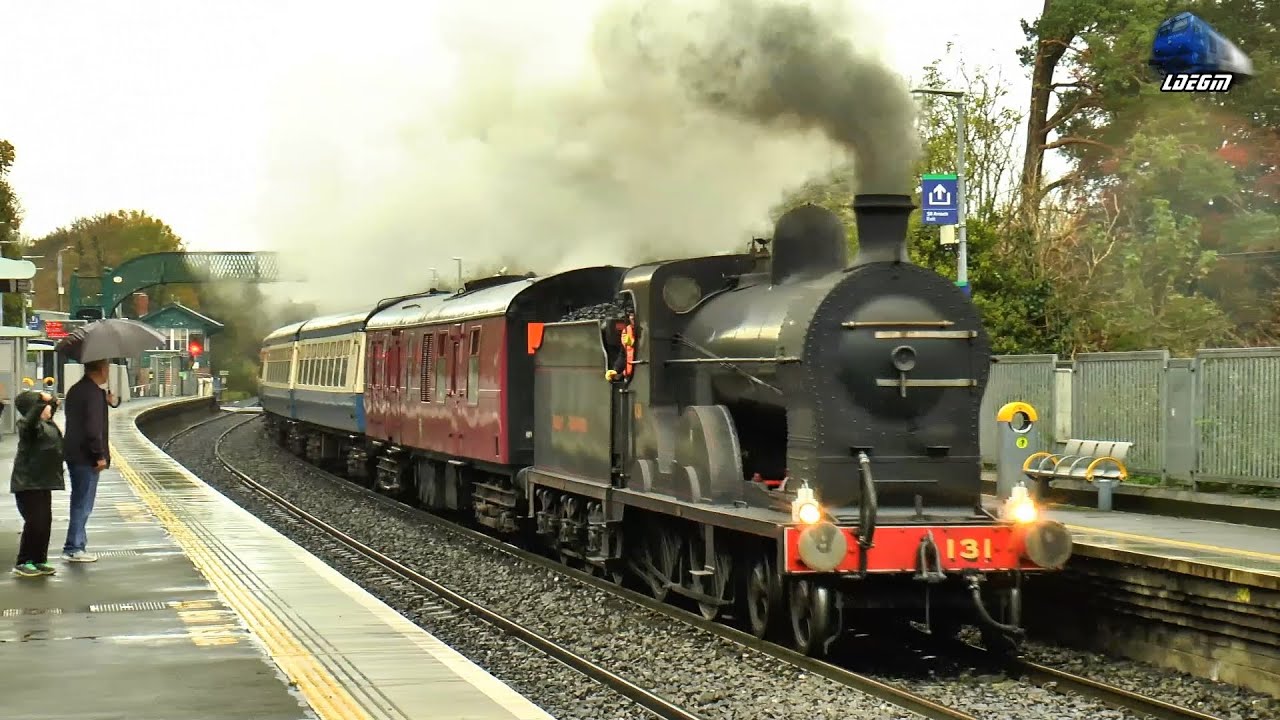 Tren cu Abur Haunted Express RPSI Steam Train in Clonsilla Station - 30 October 2023