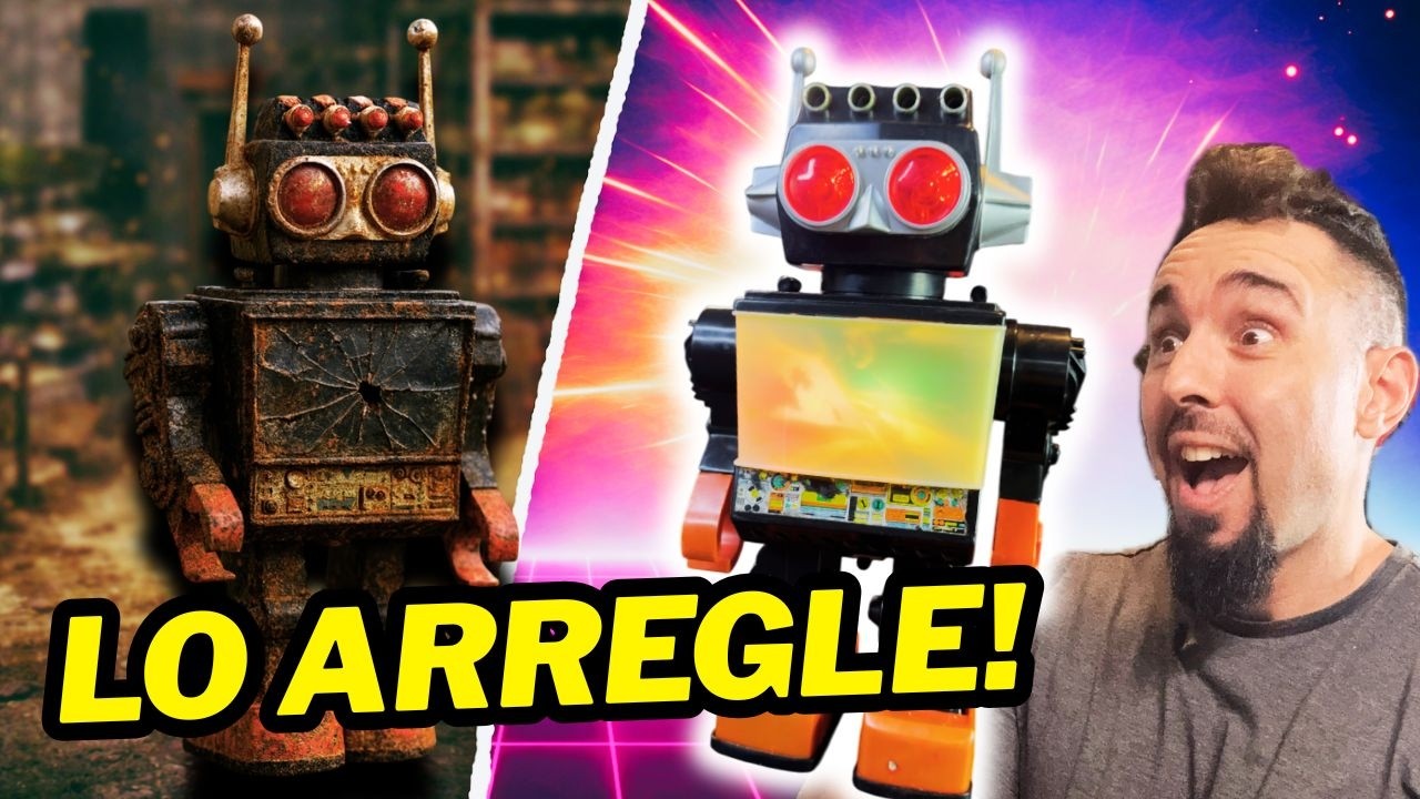 RESTAURÉ mi ROBOT SATURNO de los 80 🤖 | El regreso de un clásico olvidado