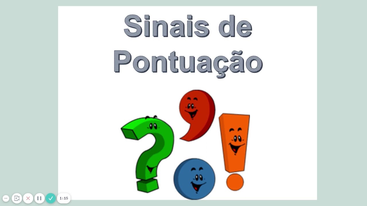2021 - 2º Ano Língua Portuguesa Sinais de Pontuação