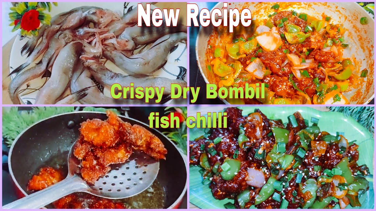 कुरकुरीथ बोंबील चील्ली/crispy Dry Bombil chilli/मासे स्वच्छ करण्याची सोपी पद्धत/tipfor crispy bombil