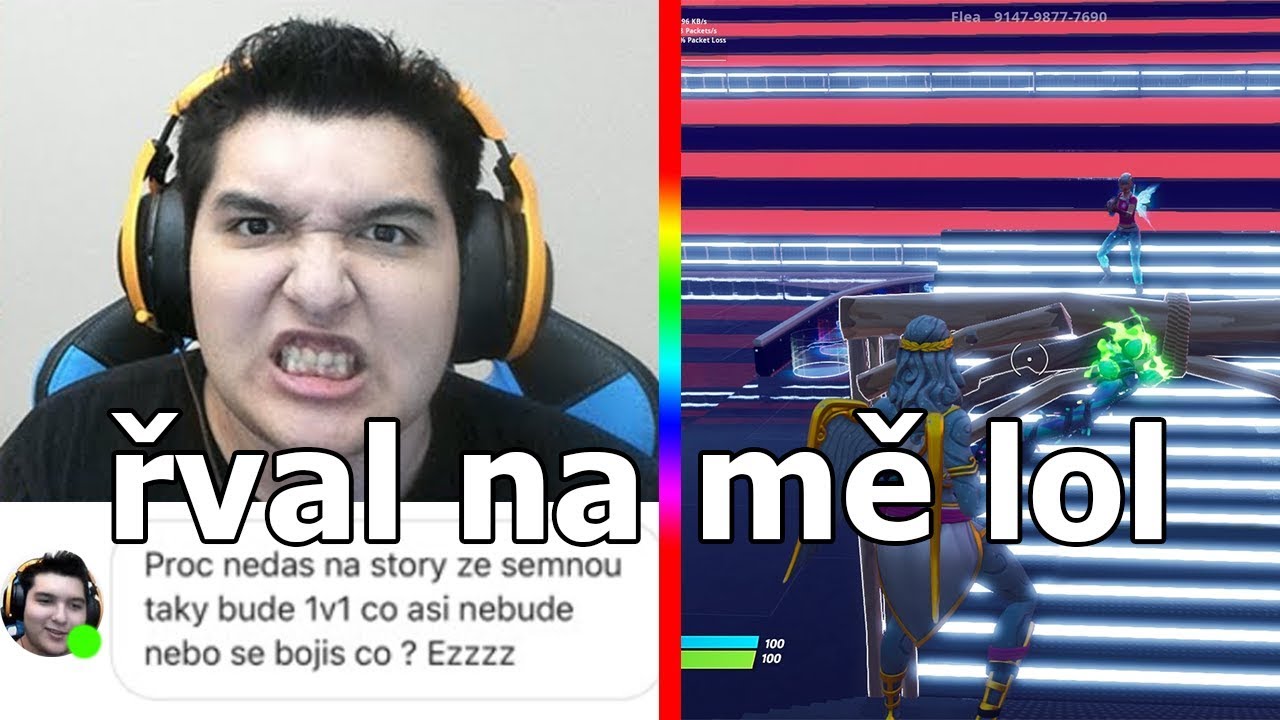 Tenhle kluk mě VYZVAL na 1vs1 a nedokázal UNÉST prohru🤣