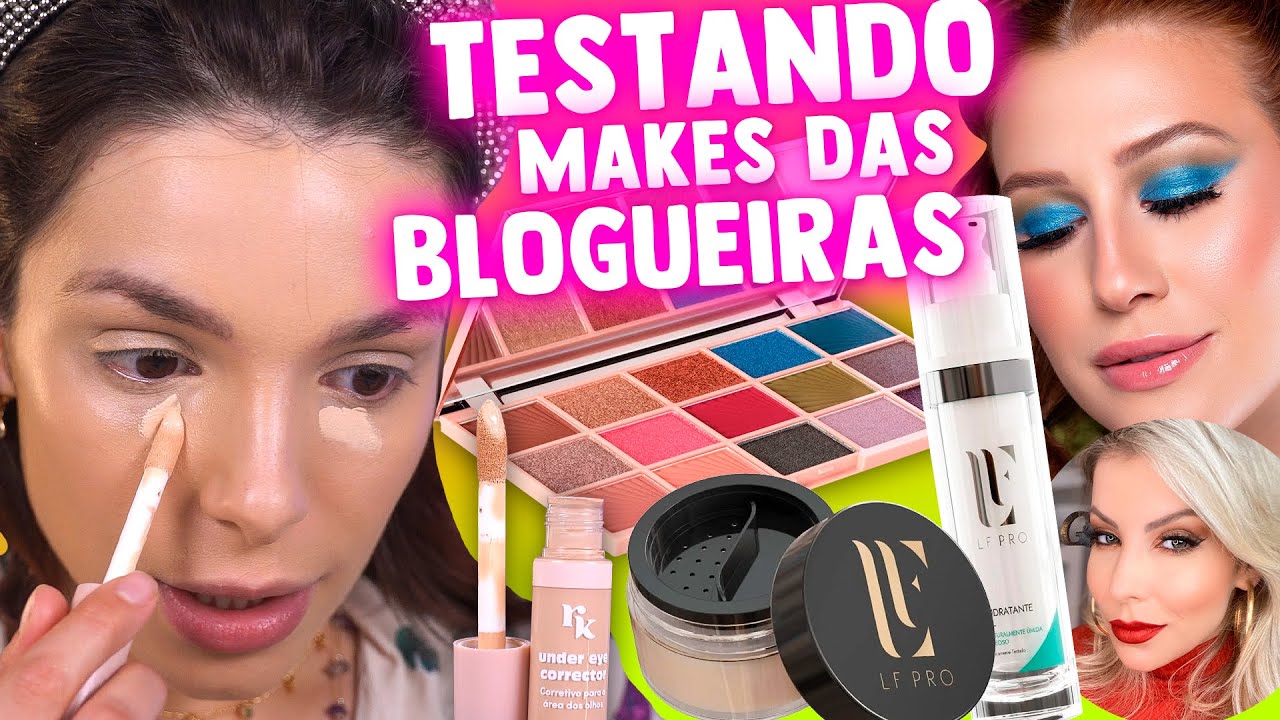 TESTEI a PALETA da Niina Secrets e NOVIDADES da LU FERRAES ✨