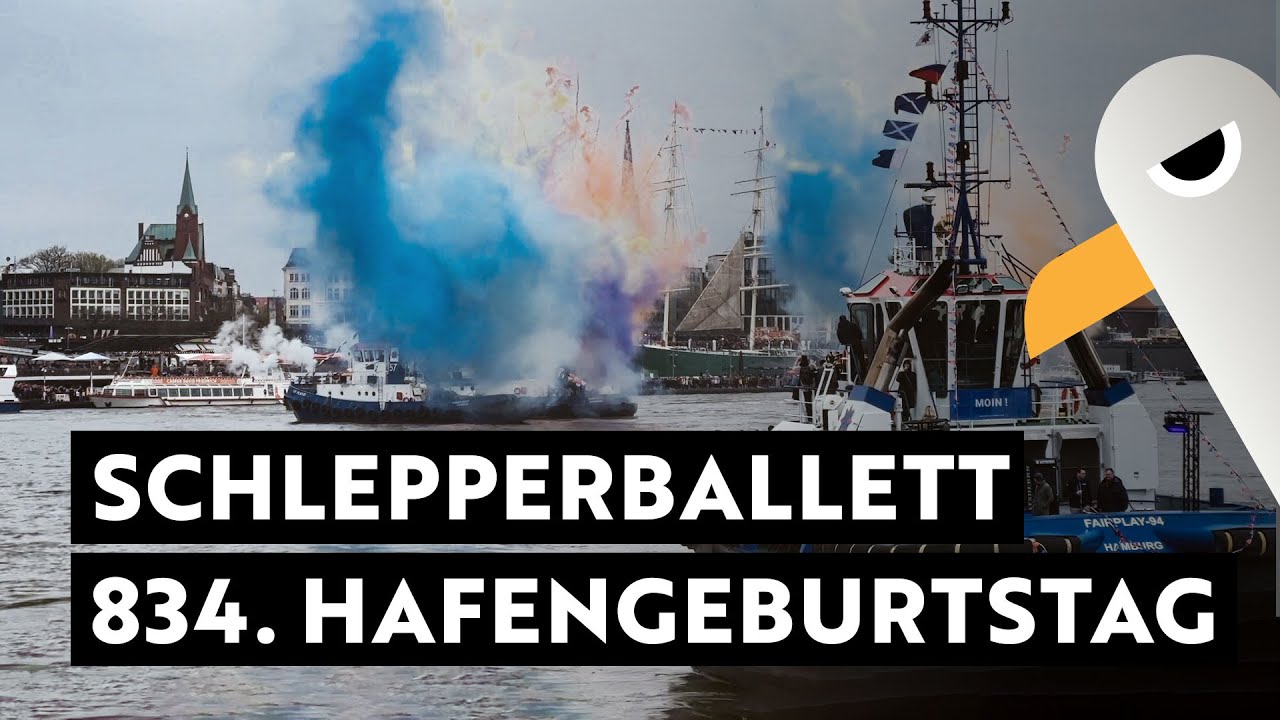 Behind the Scenes Livestream vom Schlepperballett zum Hafengeburtstag 2023 ⚓️ Hamburg Hafen Live