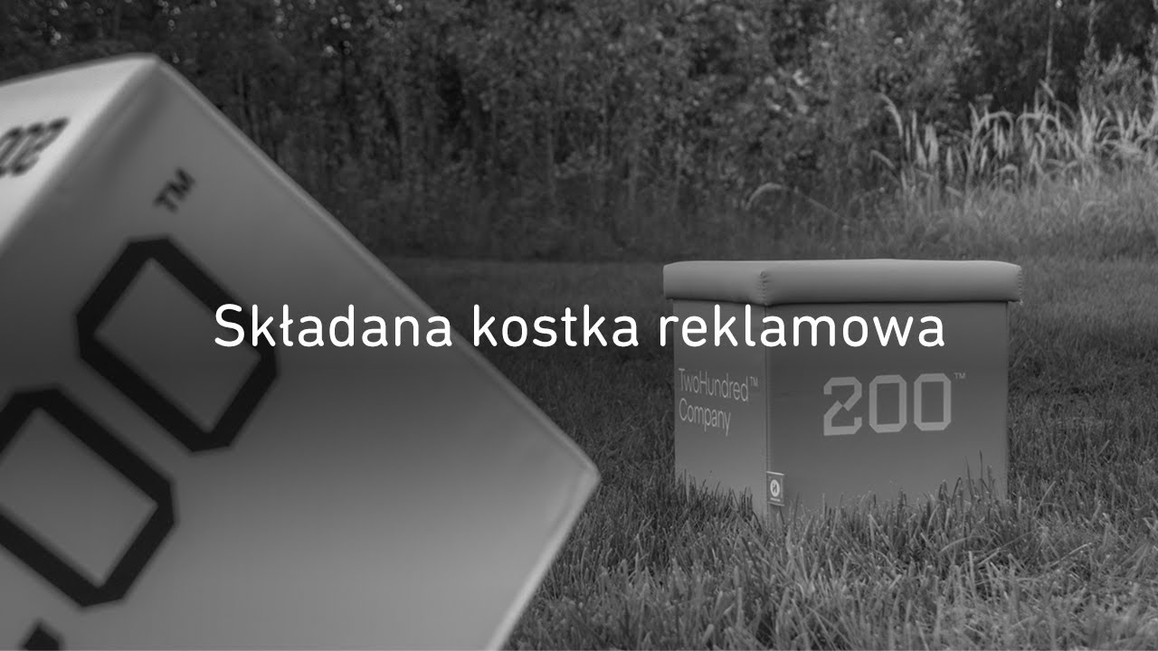 Składana kostka reklamowa | made by INVENTINI