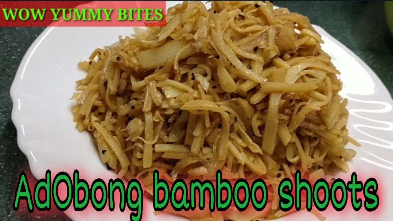 Linamnam sa sarap|| the best way to make AdObong bamboo shoots||panlasang pinoy||WOW Yummy Bites