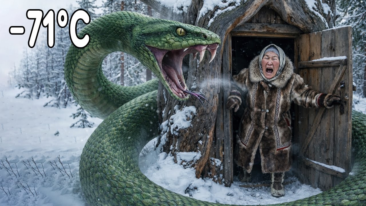 81 Year Old Widow Lives Inside A Tree And Escapes From A Giant Snake Extreme Yakutia