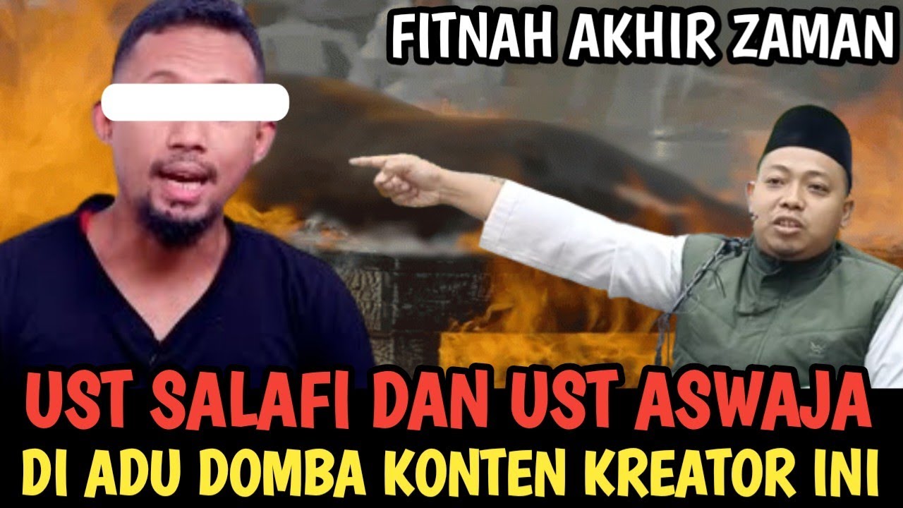 KONTEN KREATOR TUKANG ADU DOMBA ULAMA ASWAJA DAN WAHABI 