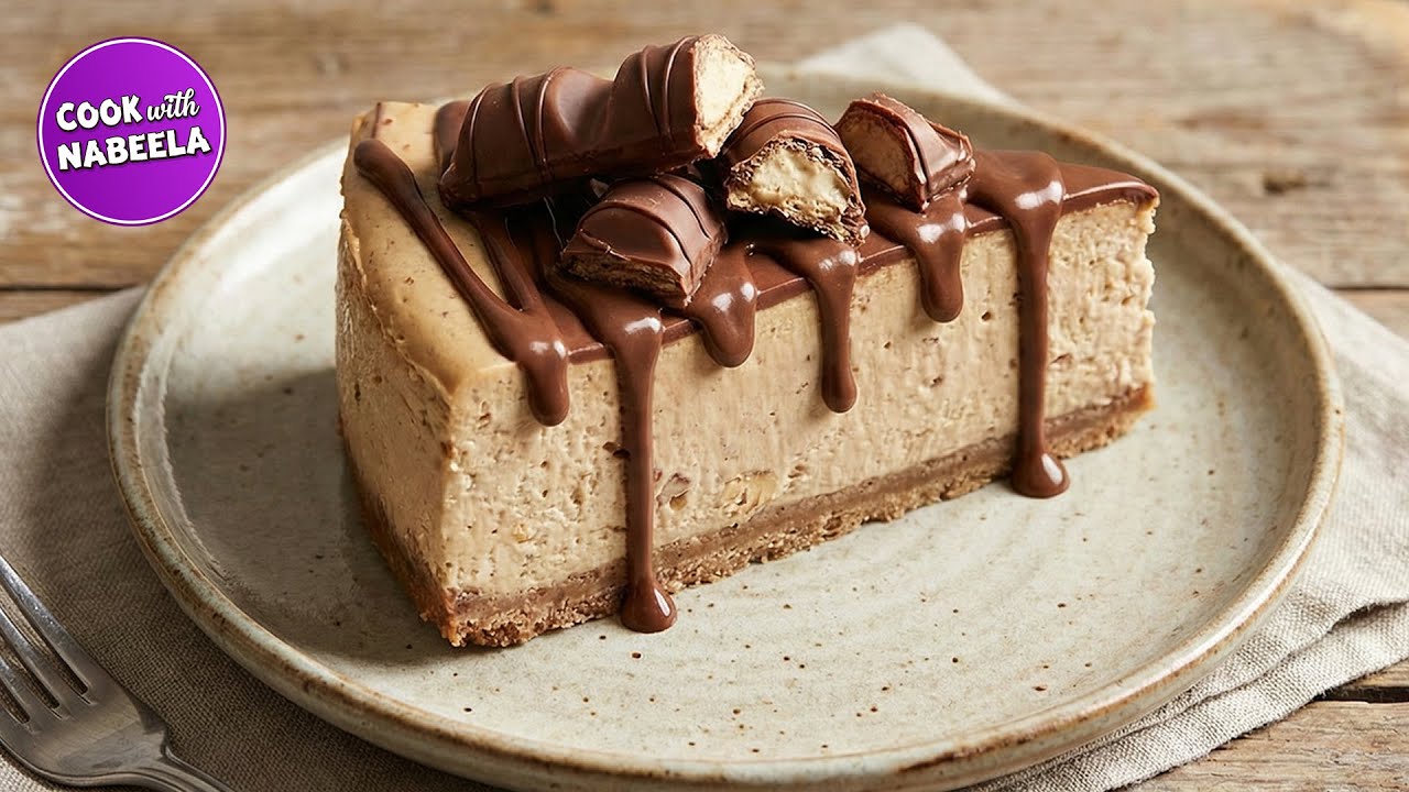 Kinder Bueno Cheesecake Recipe • Kinder Chocolate Cheesecake Recipe • No Bake Cheesecake Recipe