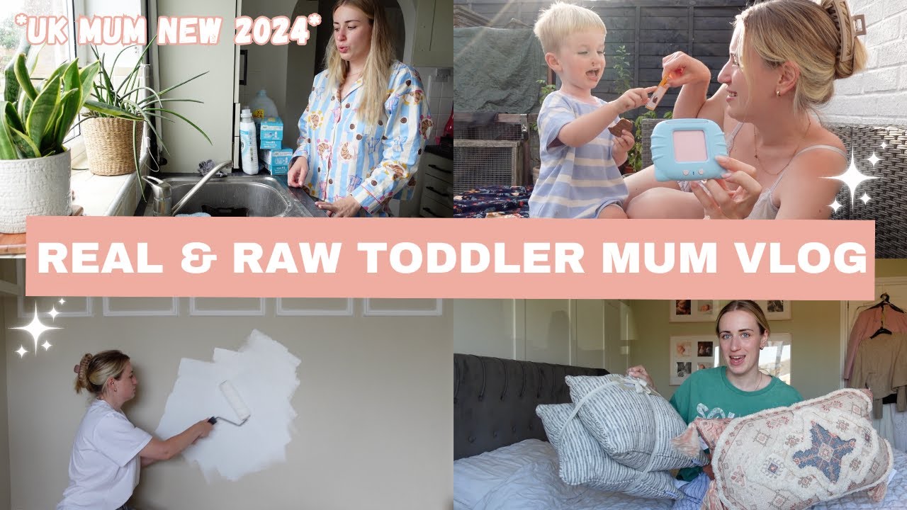 REALISTIC MUM WEEKLY VLOG | Rental Living Room Makeover/ Panelling, Raw Motherhood & Depression