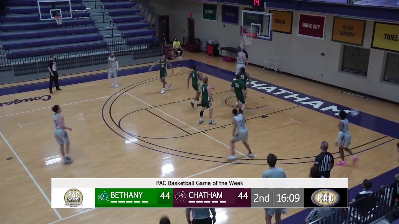 Chatham Men's Basketball vs. Bethany Highlights (2/3/21)