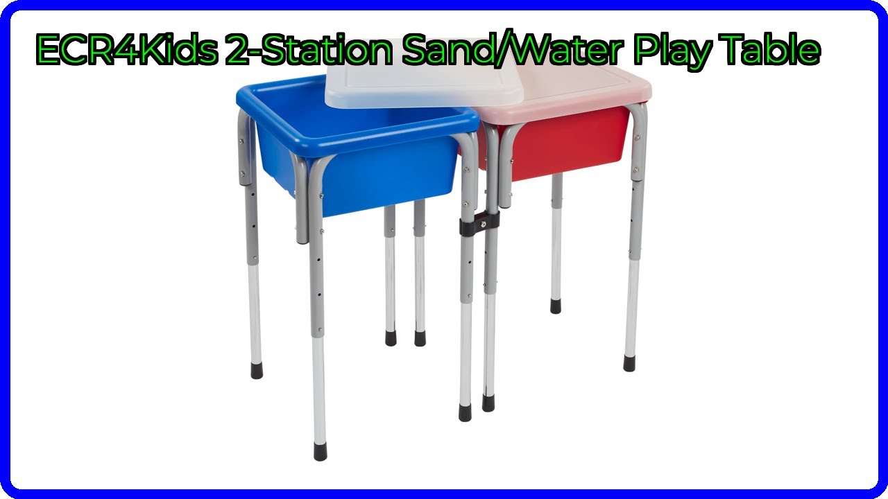 REVIEW (2026): ECR4Kids 2-Station Sand/Water Play Table. ESSENTIAL details.