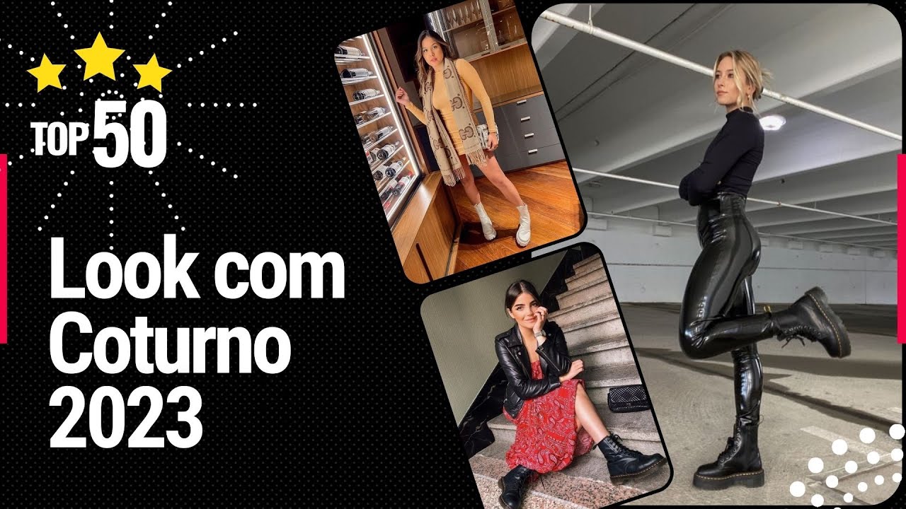 Look com Coturno 2023 – Veja mais de 40 modelos de looks com as botas coturno