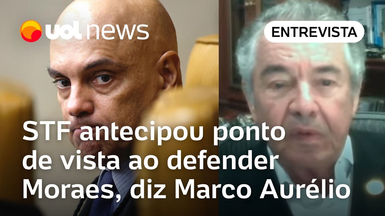 Marco Aurélio Mello critica ministros do STF por defenderem Moraes: 'Não vi de forma positiva'