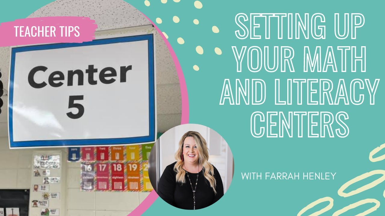 5 Tips for Setting Up Your Math and Literacy Centers