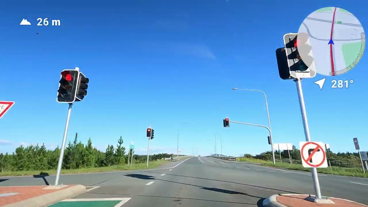 Driving in the Sunshine Coast | Wurtulla to Glass House Mountains